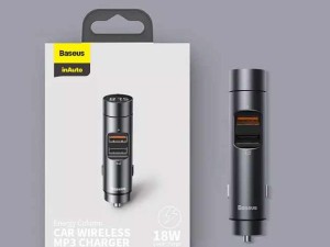 شارژر فندکی و اف ام پلیر خودرو بیسوس Baseus CRNLZ01 FM transmitter car charger