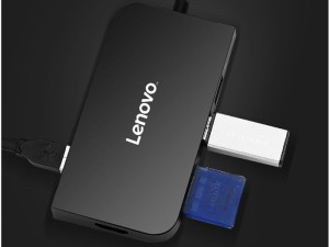 هاب تایپ‌سی با 7 پورت لنوو Lenovo 7 in 1 Type C HUB Adapter S707