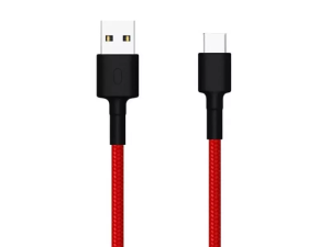 کابل شارژ و انتقال داده تایپ سی شیائومی Xiaomi SJX10ZM Type-C Braided Cable 1m