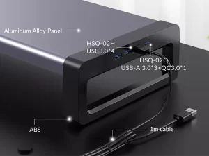 پایه نگهدارنده آلومینیومی مانیتور اوریکو ORICO-HSQ-02Q Monitor Stand