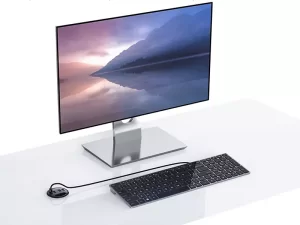 هاب USB و کارت خوان رومیزی چند کاره اوریکو ORICO-DESK-2UST Multi-Function Desktop Grommet