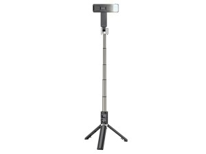 مونوپاد سه پایه دار دارای ریموت کنترل و چراغ هوکو hoco Tabletop holder K16 for live broadcast