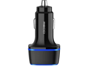 شارژر فندکی فست شارژ رسی Recci RQ02 PD 20W + QC3.0 Car Charger