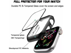 قاب محافظ صفحه نمایش اپل‌ واچ سری 7 راک Rock Integrated Protective Apple Watch 7 45mm