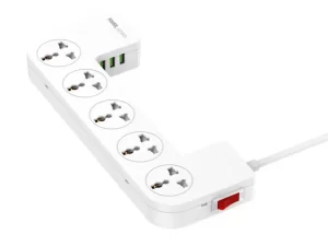 چند راهی برق و نظم دهنده 5 سوکت و 3 یواس‌بی الدنیو LDNIO Management Power Strip Box SC5309