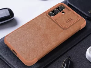 قاب محافظ کلاسوری سامسونگ گلکسی ای 54 نیلکین Nillkin Qin Pro Series Leather case for Samsung Galaxy A54 5G