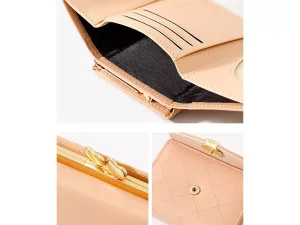 کیف پول زنانه کوچک تائومیک میک TAOMICMIC Y8958 women&#39;s diamond short style trifold wallet