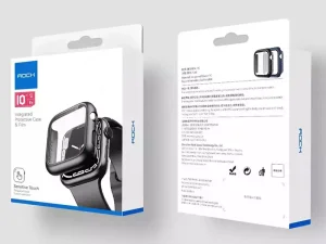 قاب و گلس اپل واچ 40 میلی‌متری سری 4،5،6 و اس ای راک Rock Integrated Protective Case And Film Apple Watch 40mm RPC2289