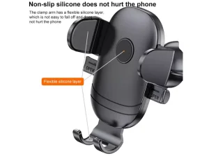 هولدر گوشی موبایل داخل خودرو ویوو WiWU Windshield Universal Car Mount Phone Holder Desk Stand CH013