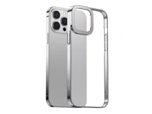 قاب محافظ شفاف آیفون 13 پرومکس بیسوس Baseus Case Transparent Electroplating Cover iPhone 13 Pro Max ARMC000512