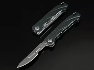 مینی چاقوی تاشو تیز قابل اتصال به جاکلیدی Mini folding knife sharp paper knife