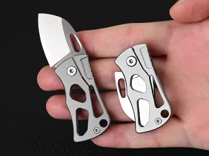 چاقو آنباکسینگ تاشوی قابل آویز به دسته کلید Self-Defense Knife Portable Keychain Unpacking Express Knife