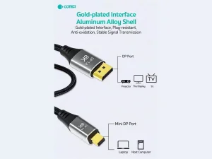 کابل تبدیل مینی دیسپلی پورت به دیسپلی پورت 2 متری کوتتسی Coteetci Mini DP To DP Display HD Cable 87401