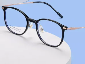 عینک تیتانیومی ضد نور آبی کارن بازار karen bazaar B2707 New beta titanium anti-blue light optical glasses