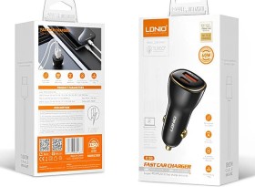 شارژر فندکی الدینیو LDNIO C103 توان 60 وات همراه با کابل