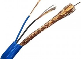 کابل کواکسیال Rg59 ترکیبی TIGER (تراکم 96 رشته/مغزی 0.7/برق 0.5/مس/305متری)