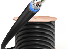 کابل شبکه 305 متری نگزنس (مغزی 0.50) (دابل ژکت) Cable Nexans (Outdoor) Cat6 SFTP CCA