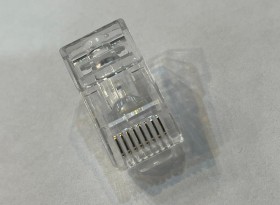 سوکت شبکه میانگذر  Pass-through  Cat6  (بسته 100تایی) DATALEAN