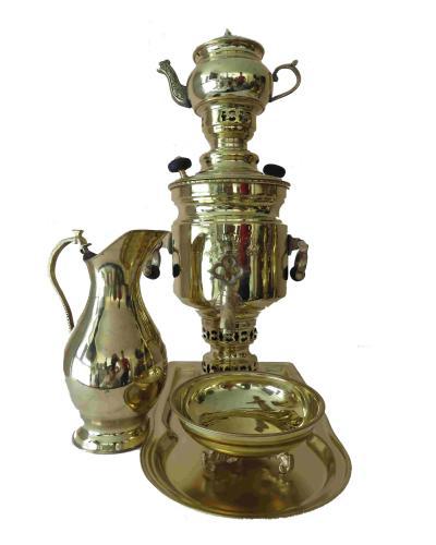 سماور استوانه‌ ای دسته آویز