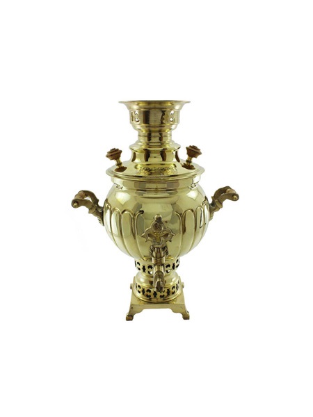 سماور زغالی کد S123 ظرفیت 3 لیتر