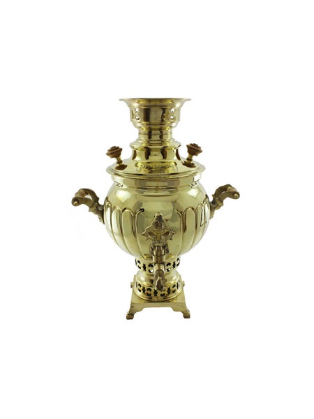 سماور زغالی کد S128 ظرفیت 6 لیتر