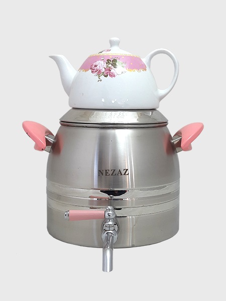 کتری و قوری صورتی نزاز  NEZAZ