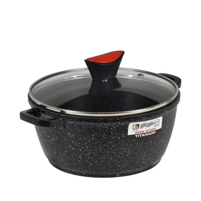 قابلمه 32 تابان درب پیرکس دایکست تیتانیوم (سایزقدیم)