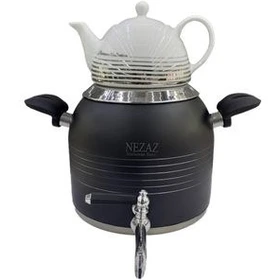 کتری و قوری  5 لیترطرح ترک رنگی  (NEZAZ) کد 3031