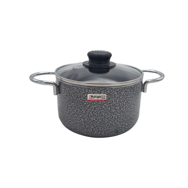 قابلمه درب پیرکس گرانیت تابان سایز 18 (کد TT218G)