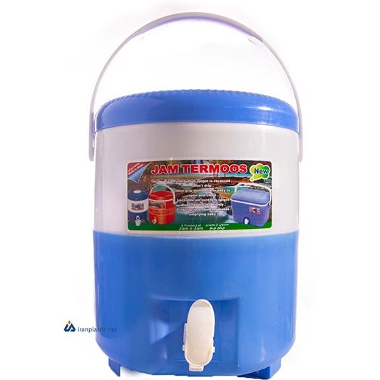 کلمن 10 لیتر پایه دار درب ساده جام جم