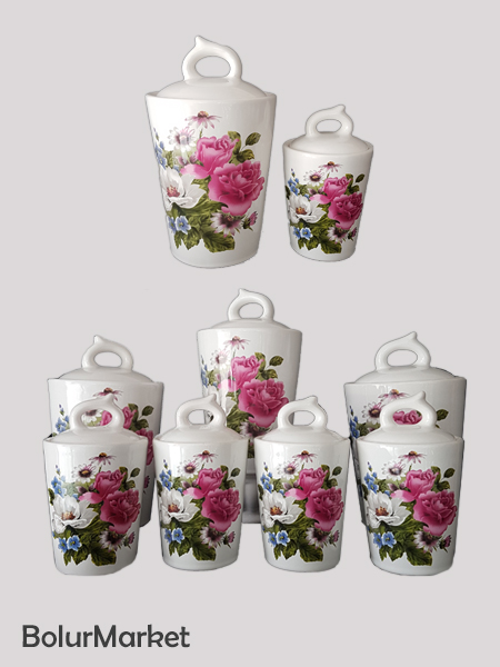 پاسماوری ۷ پارچه گل دار رزیتا