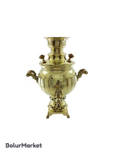 سماور زغالی کد S۱۲۳ ظرفیت ۳ لیتر