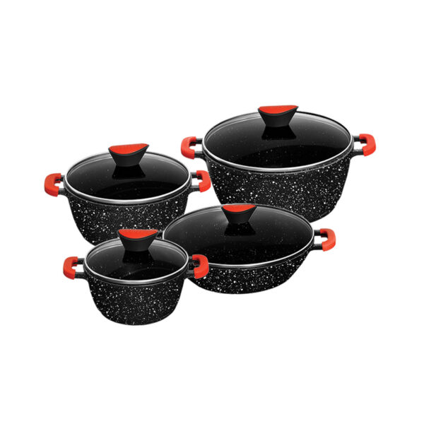 سرویس  8 پارچه دایکست درب پیرکس پوشش تیتانیوم تابان