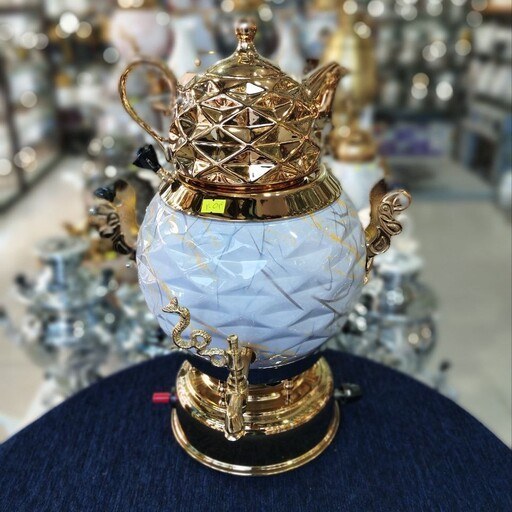 سماور طوفان 6 لیتری مدل سنگی مشبک