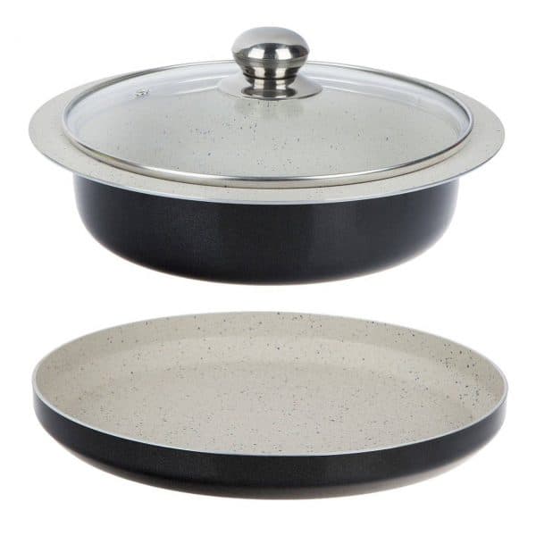 سه پارچه پیتزا و ته چین پزسایزیزرگ عروس تفلون