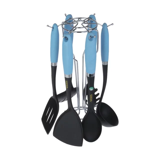 سرویس  کفگیر و ملاقه رنگی عروس تفلون