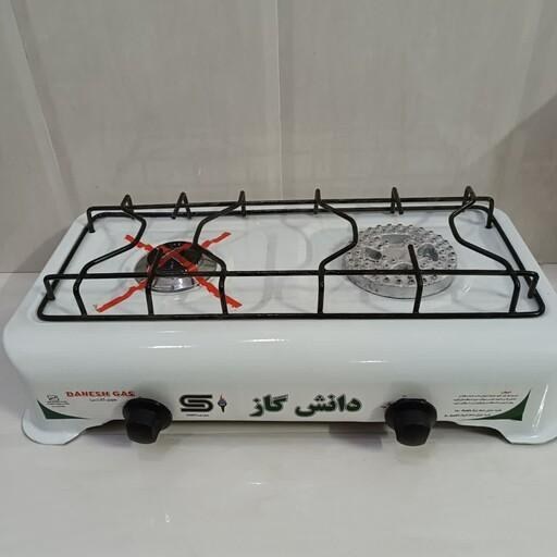 اجاق گاز 2 شعله (دو شعله) رومیزی دانش گاز