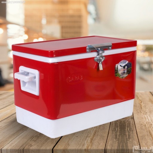 یخدان صندوقی فلزی (کلمن) دو جداره 47 لیتری کویر سراب