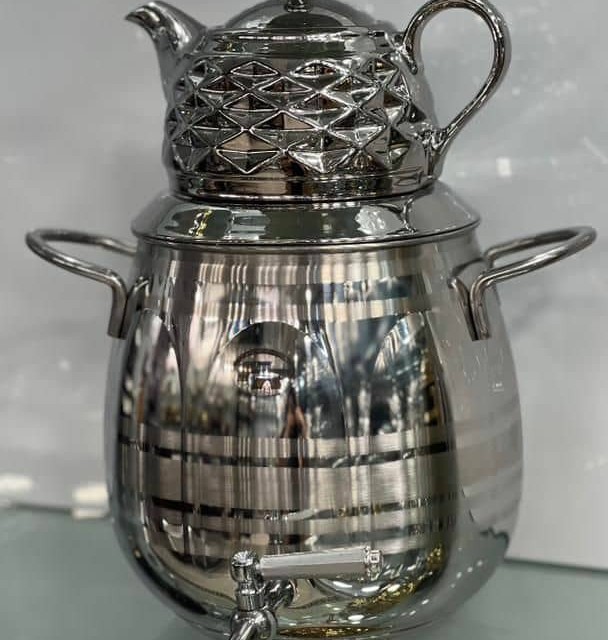 کتری و قوری FR کد 111 دسته استیل