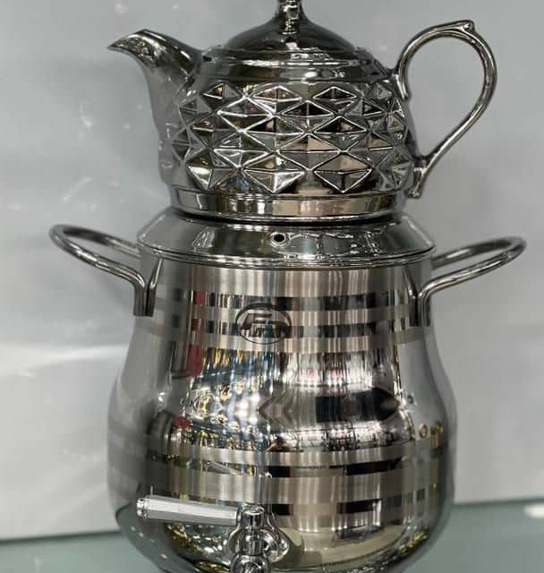 کتری و قوری FR کد 108 دسته استیل