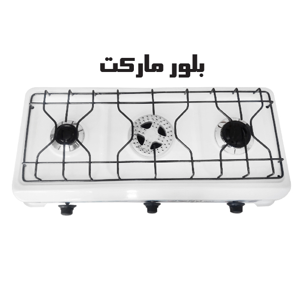 اجاق گاز سه شعله رومیزی پولاد (3 شعله)