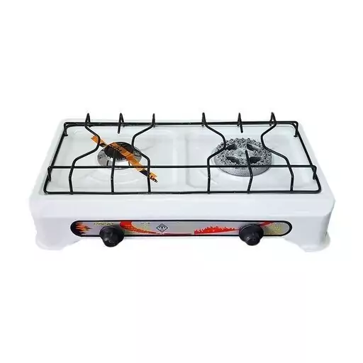 اجاق گاز 2 شعله (دو شعله) رومیزی پولاد گاز (2f)