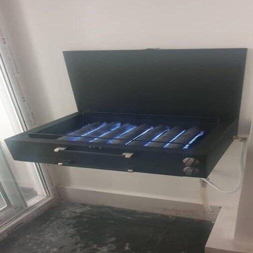 کباب پز دیواری گازی