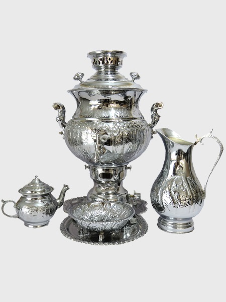 سرویس سماور گازی جدید ستاره هخامنشی افسون 8 لیتری