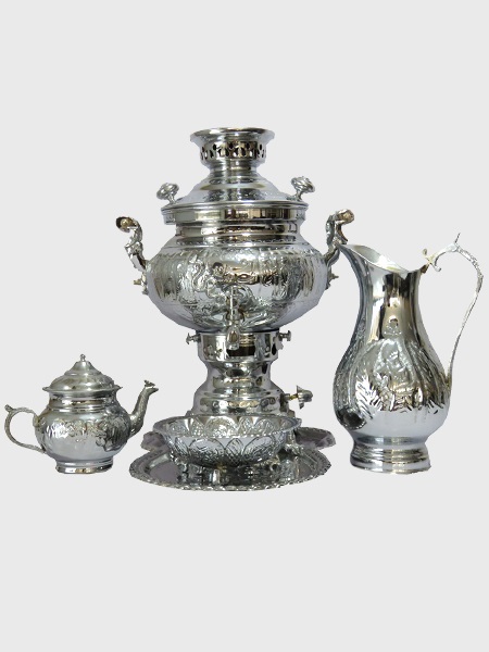 سرویس سماور گازی مهسا کُپ هخامنشی افسون 6 لیتری