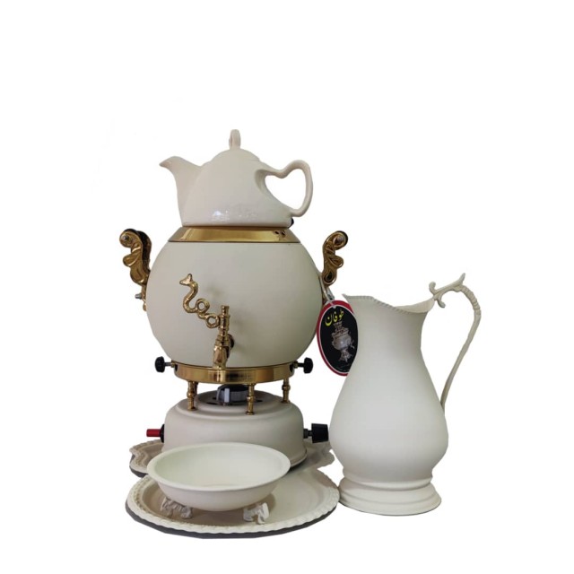 سماور طوفان تنوره دار سه کاره فندک دار کرم