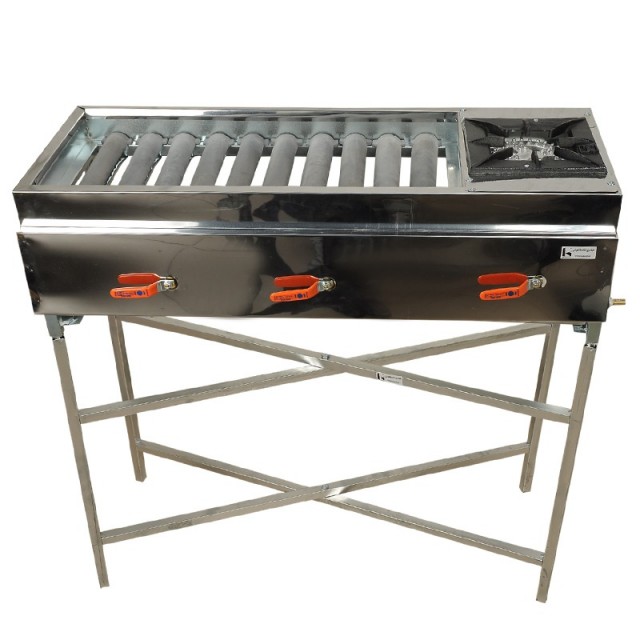 کباب پز 90 سانت با پلوپز و پایه متحرک اوپیس