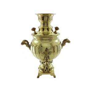 سماور زغالی کد S128 ظرفیت 6 لیتر