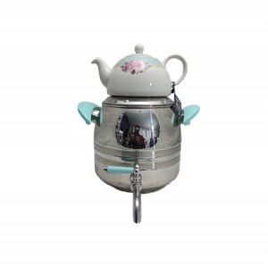 ست کتری و قوری نزاز کد 4040 سبز