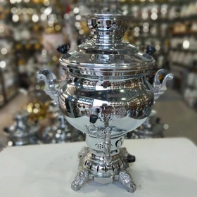 سماور گازی سما مدل مهسان 8 لیتر ساده (ثما)